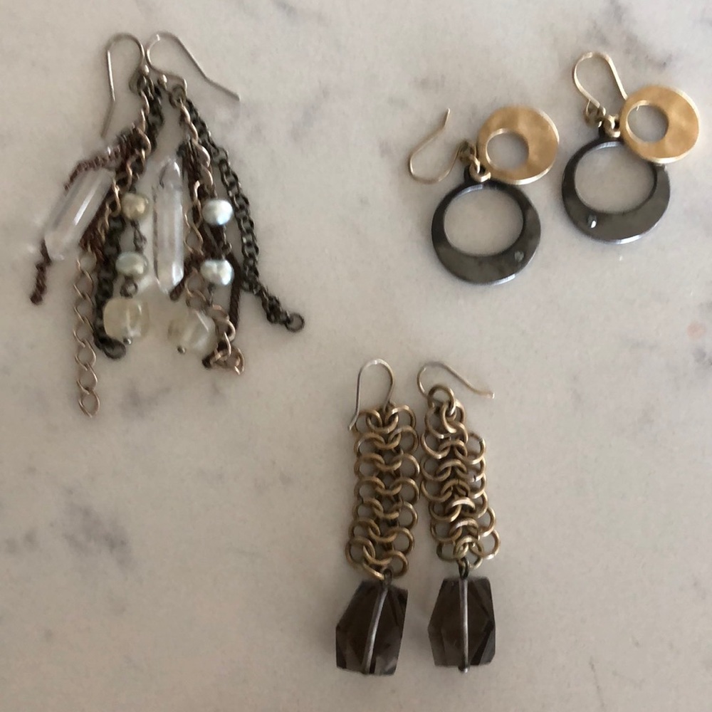 Earrings - 3 pair bundled @$15